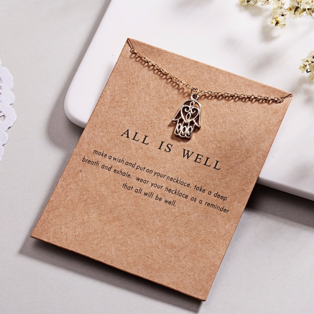 ALL IS WELL ♡ Gift Necklace - Picture 2 of 5